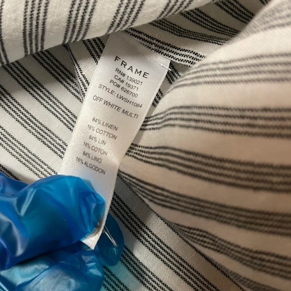 FRAME button up stripped shirt - Picture 6 of 12